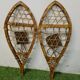 Paire de raquettes en bois