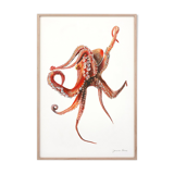 "Georgia", the octopus, art print 21/29.7 cm
