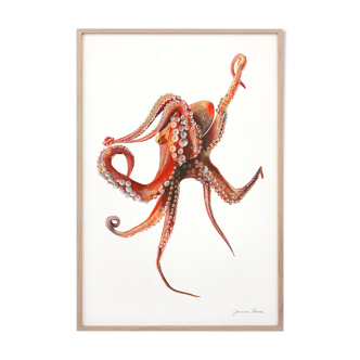 "Georgia", the octopus, art print 21/29.7 cm