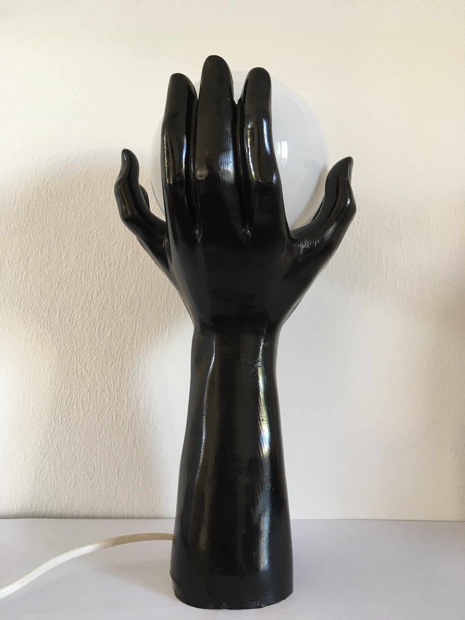 Vintage 70s hand lamp