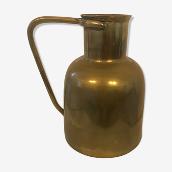 Artisanal copper pitcher