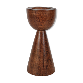 Teak candle holder 1970