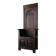 Throne chair in solid oak, renaissance