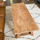 Old wooden coffee table