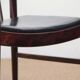 Pair of armchairs, side table, Danish in rosewood, Arne Vodder 1960.