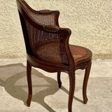 Louis XV Style Walnut Office Chair