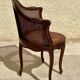 Louis XV Style Walnut Office Chair