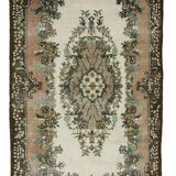 Turkish Anatolian Handmade Vintage Area Rug 212 cm x 125 cm