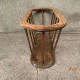 Vintage Scandinavian style magazine rack