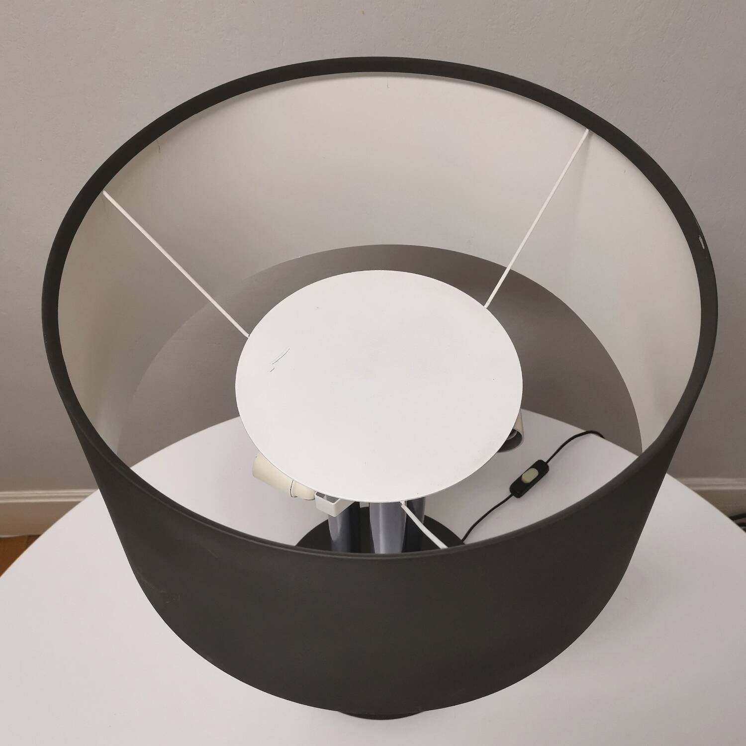 Rare lampe 10589 design Michel Boyer, édition Verre Lumière