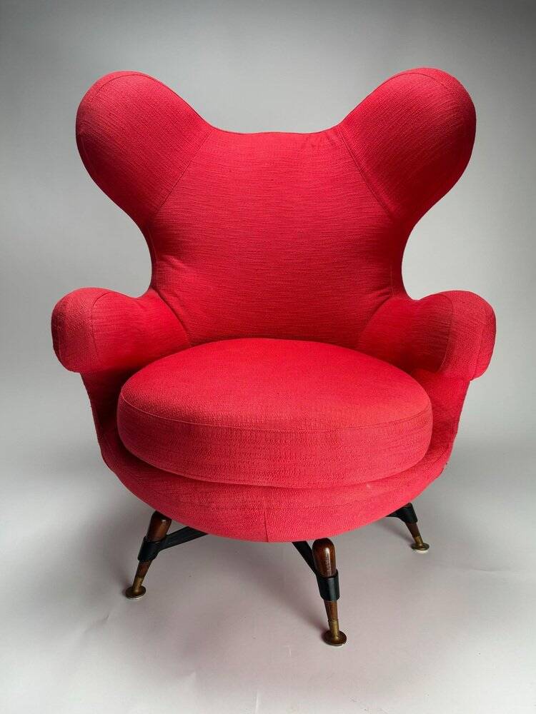 Italian Kosmo Chair by Rito Valla for IPE, 1950s