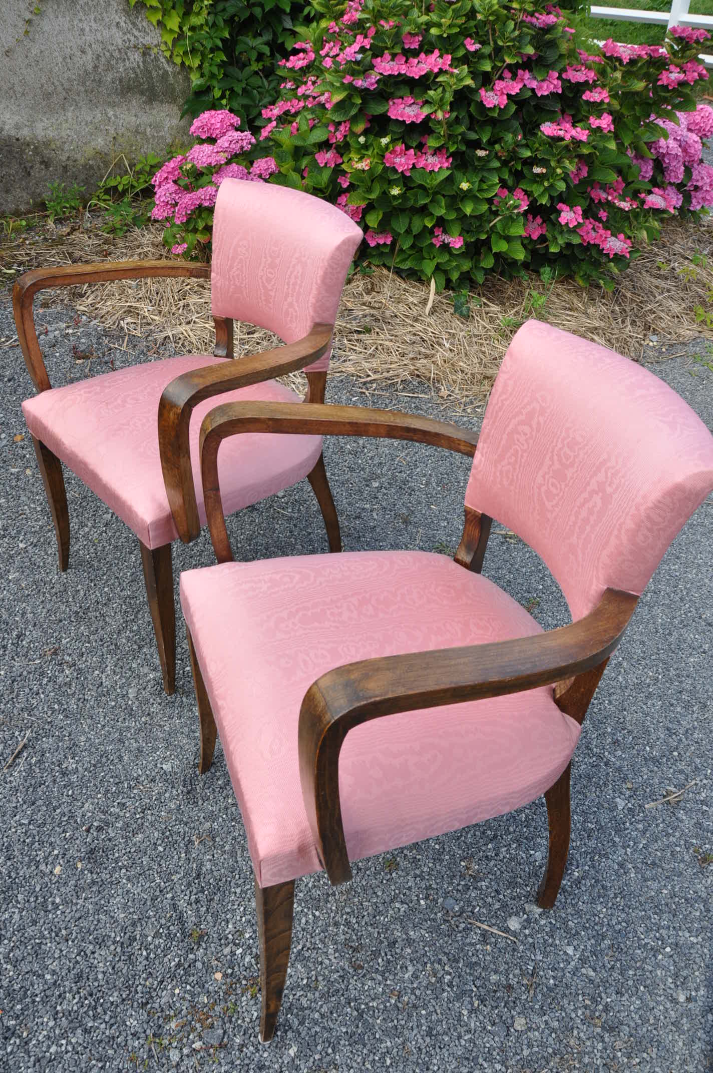 Paire de fauteuils bridge