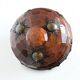 Antique tobacco pot in hand-carved walnut, Folk Art from Savoie, Chambéry.