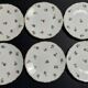 Dessert plates series of six Limoges Legrand porcelain