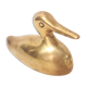 Duck brass paperweight
