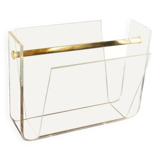 David Lange magazine rack for Roche Bobois 1980