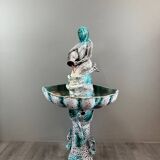 Vallauris Ceramic Fountain – Mermaid, 20th Century