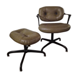 A.Morrison armchair and ottoman for Knoll New York 1973