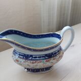 Vaisselle chinoise en porcelaine dite graine de riz  des années 50