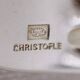 Christofle Spatours 12 table forks, 20.7 cm, silver-plated metal in perfect condition.