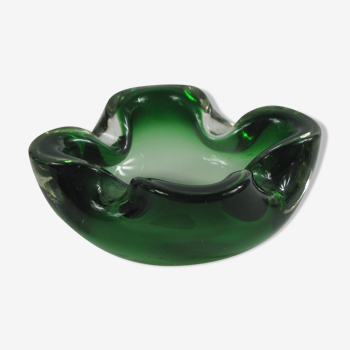 Mid-century murano glass sommerso ashtray, 1960s