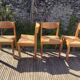 Chaise paille et orme maison regain
