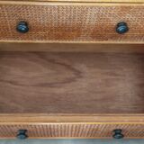 Rattan chest of drawers 3 drawers