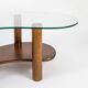 Table basse de forme libre, design français, 1960