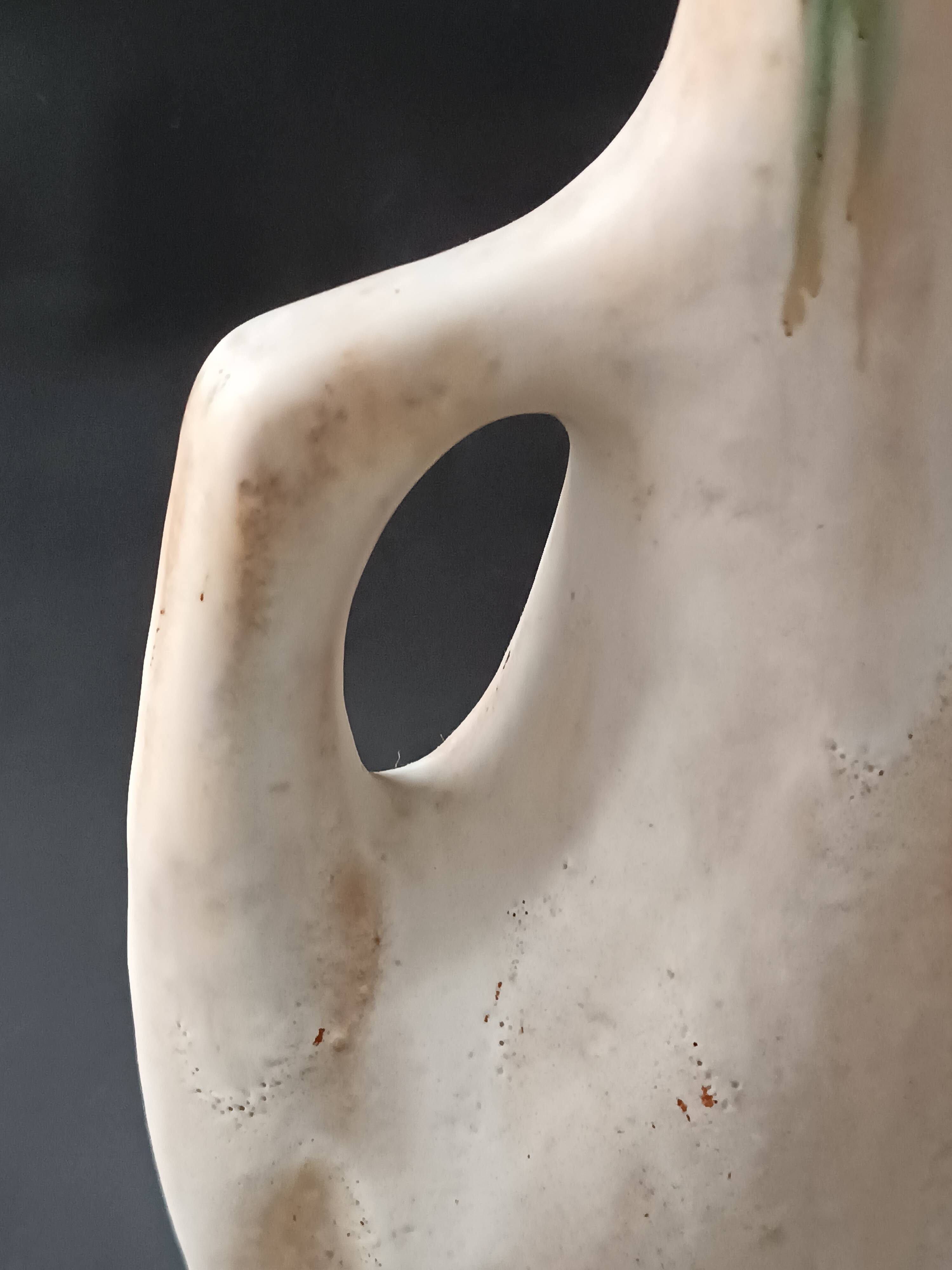 Glazed ceramic vase, France, 20th century