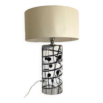 Lampe de table contemporaine en verre de Murano