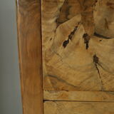 Louis Phillipe style chest of drawers in light walnut 20th century