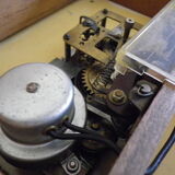 Electric wall clock in formica - 1950s