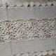 2 chemins de table vintage en crochet fait main