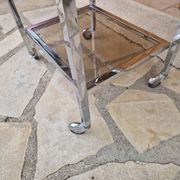 Vintage wheeled dessert table