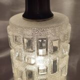 Lámpara de techo " Voghera" de cristal. Italia, 1970s.