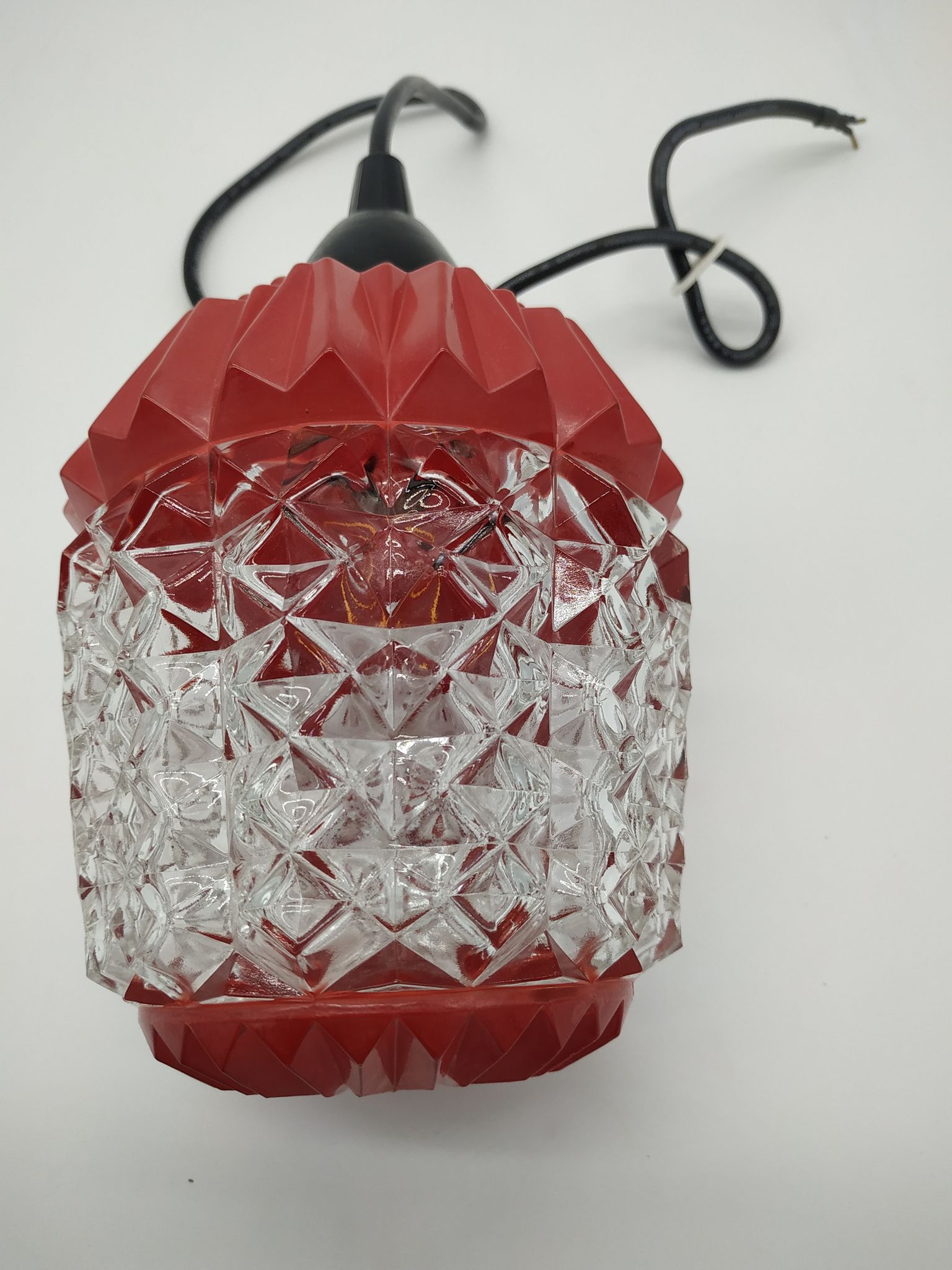 Suspension vintage design lampion années 50