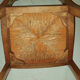 6 old straw chairs