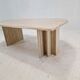 Italian travertine coffee table
