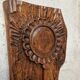 Bois sculpté fleurs 1975
