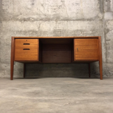 Mid-Century German Teak Executive Desk from Wilhelm Renz, 1960s