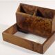 Cigarette box in thuya burl