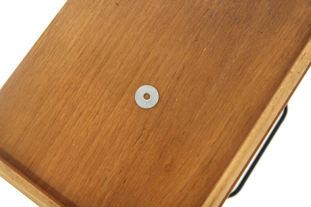 Wall shelf, Scandinavian teak bedside table, Sweden, 1950