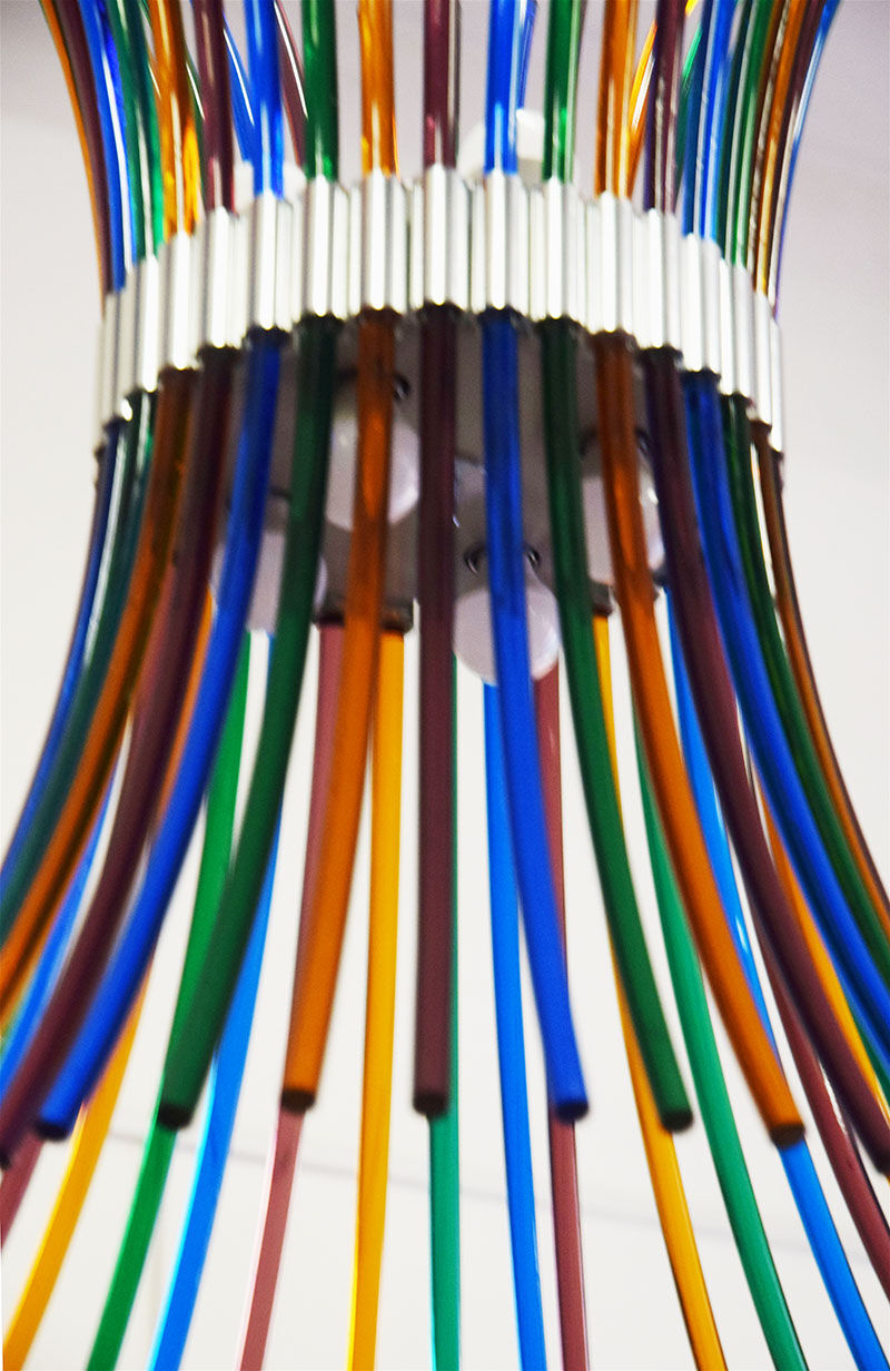 Tamiri chandelier by Roberto Pamio for Artemide 1970s