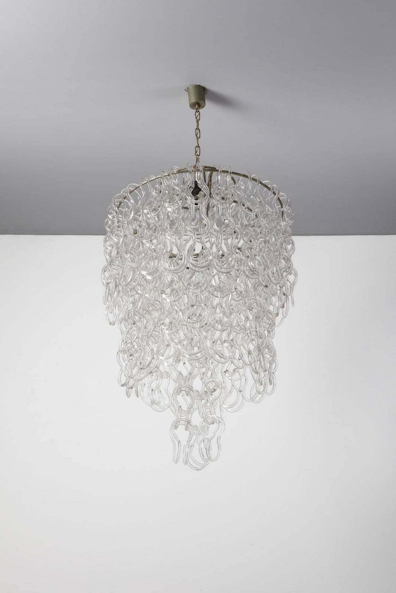 Lustre en verre de Murano modèle Giogali Angelo Mangiarotti