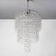 Angelo Mangiarotti Murano glass ceiling light model Giogali