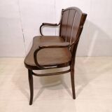 Banquette de bistrot Thonet en bois courbé XIXème siècle
