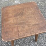 Tabouret ferme sapin bois tripode vintage