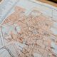 Printed in 1909, Map of Ravenna, Italy.