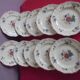 Lot 10 flat plates Digoin Sarreguemines Agreste