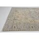 1970s Vintage Turkish Oushak Handmade Wool Cotton Beige Area Rug 171x282
